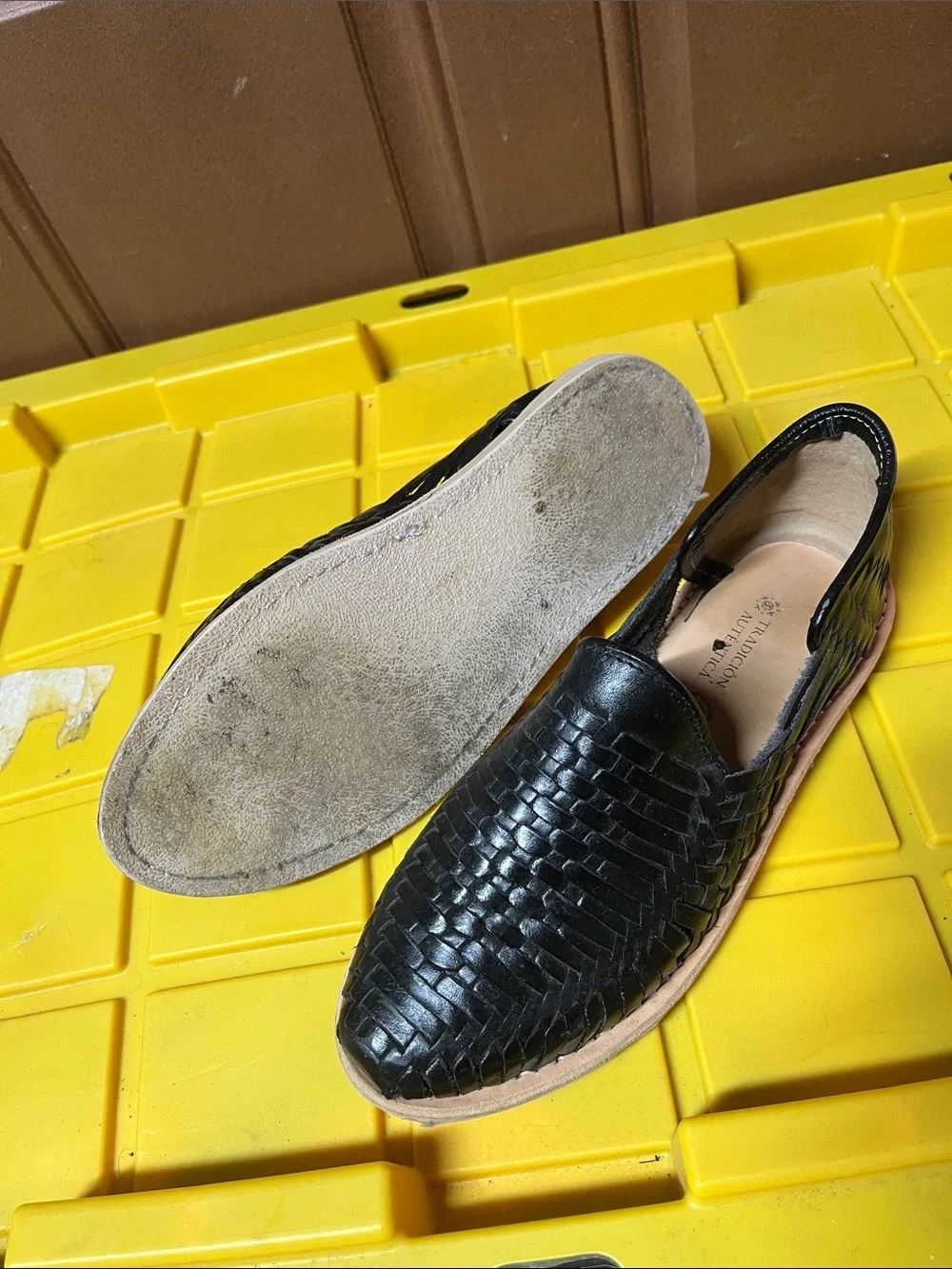 Black Leather Fisherman Sandals (Huaraches)